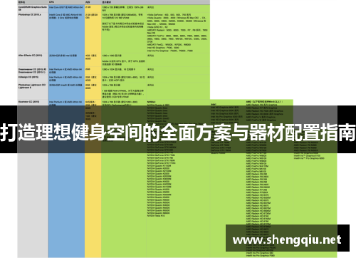 打造理想健身空间的全面方案与器材配置指南